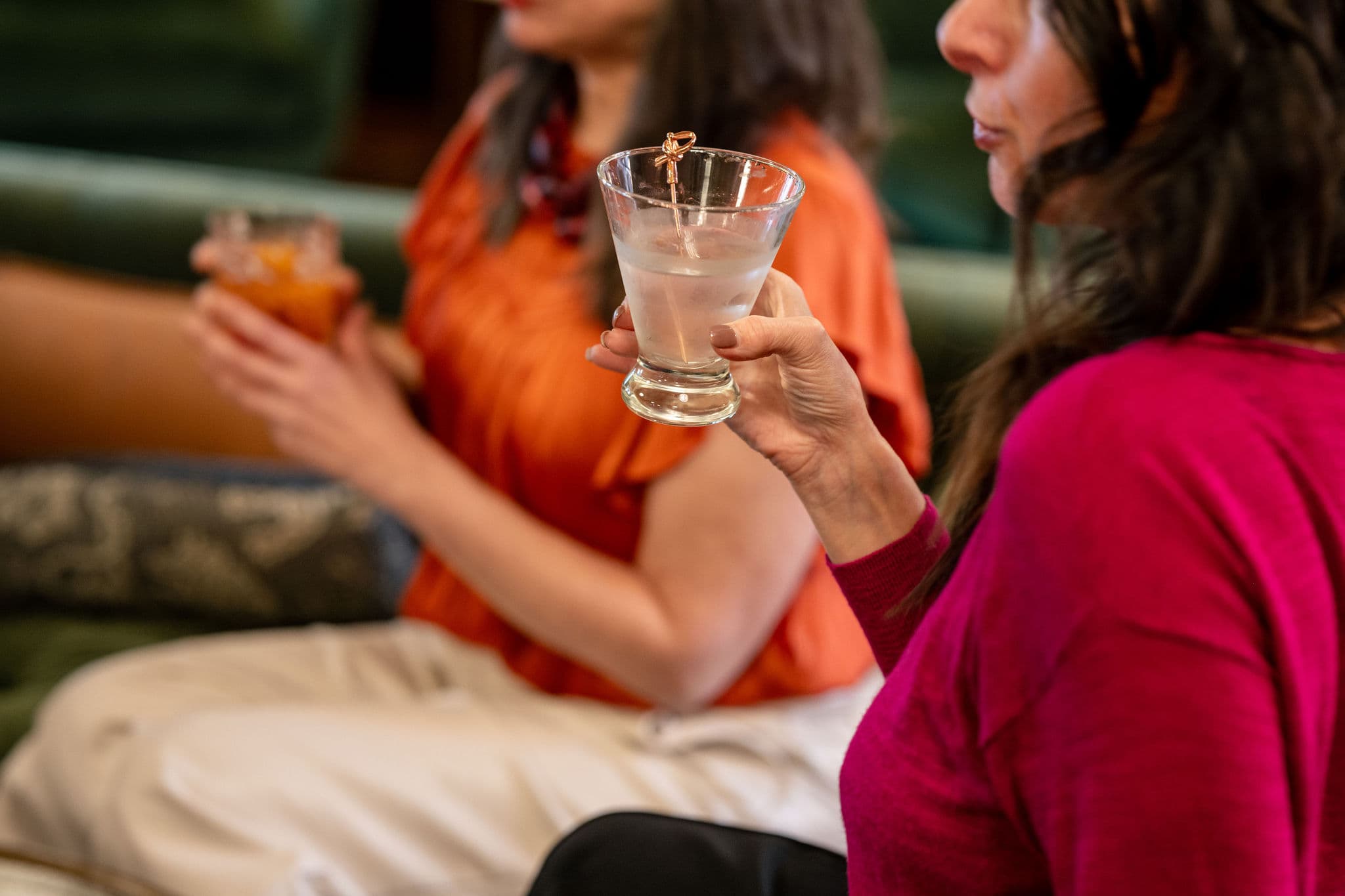 Guests with drinks at The Junction