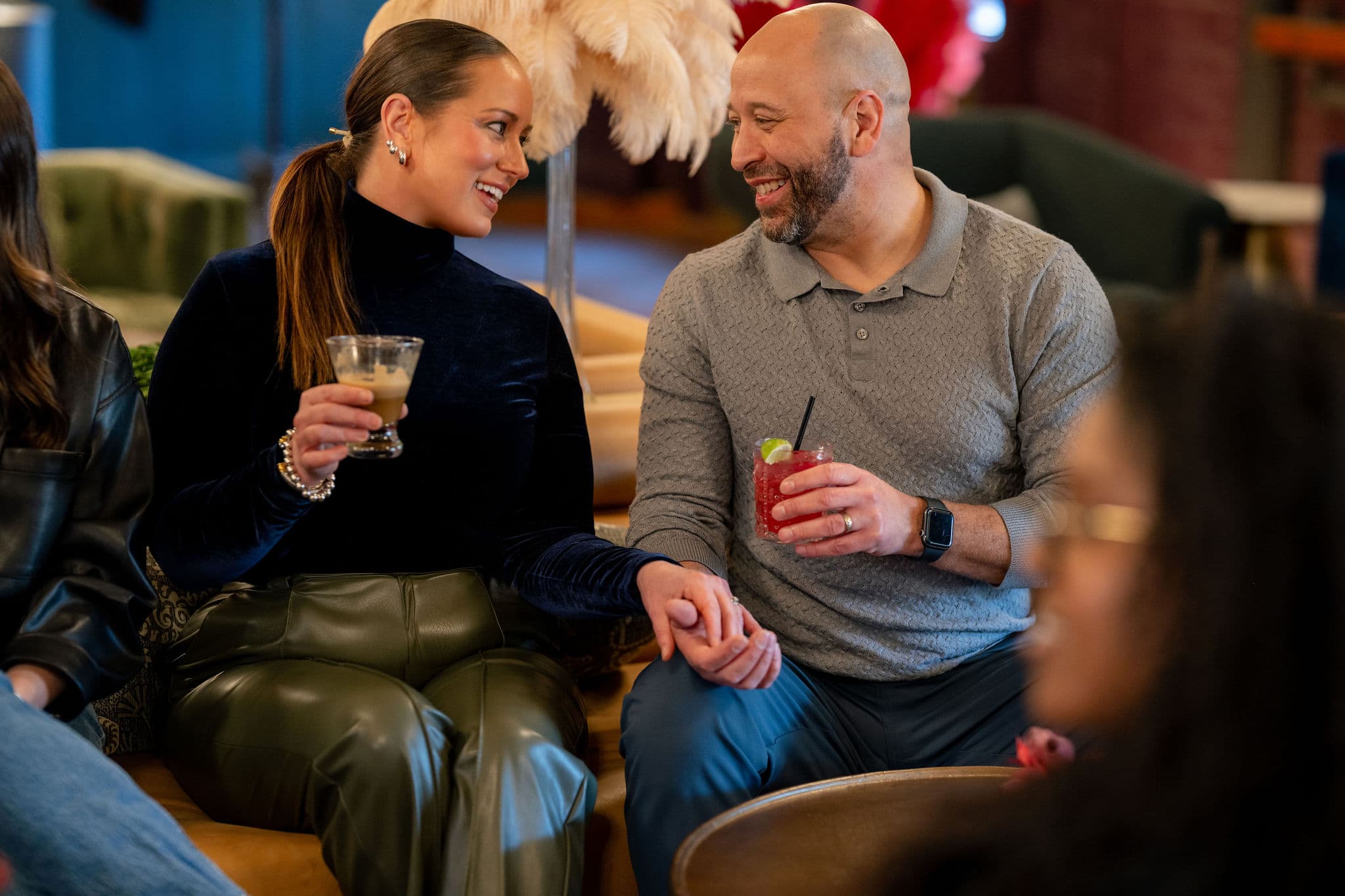 Guests enjoying cocktails at The Junction